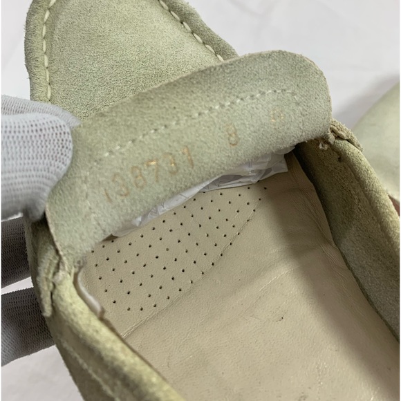 Vintage ladies GUCCI beige suede horsebit loafers shoes  38 8G - Picture 9 of 11